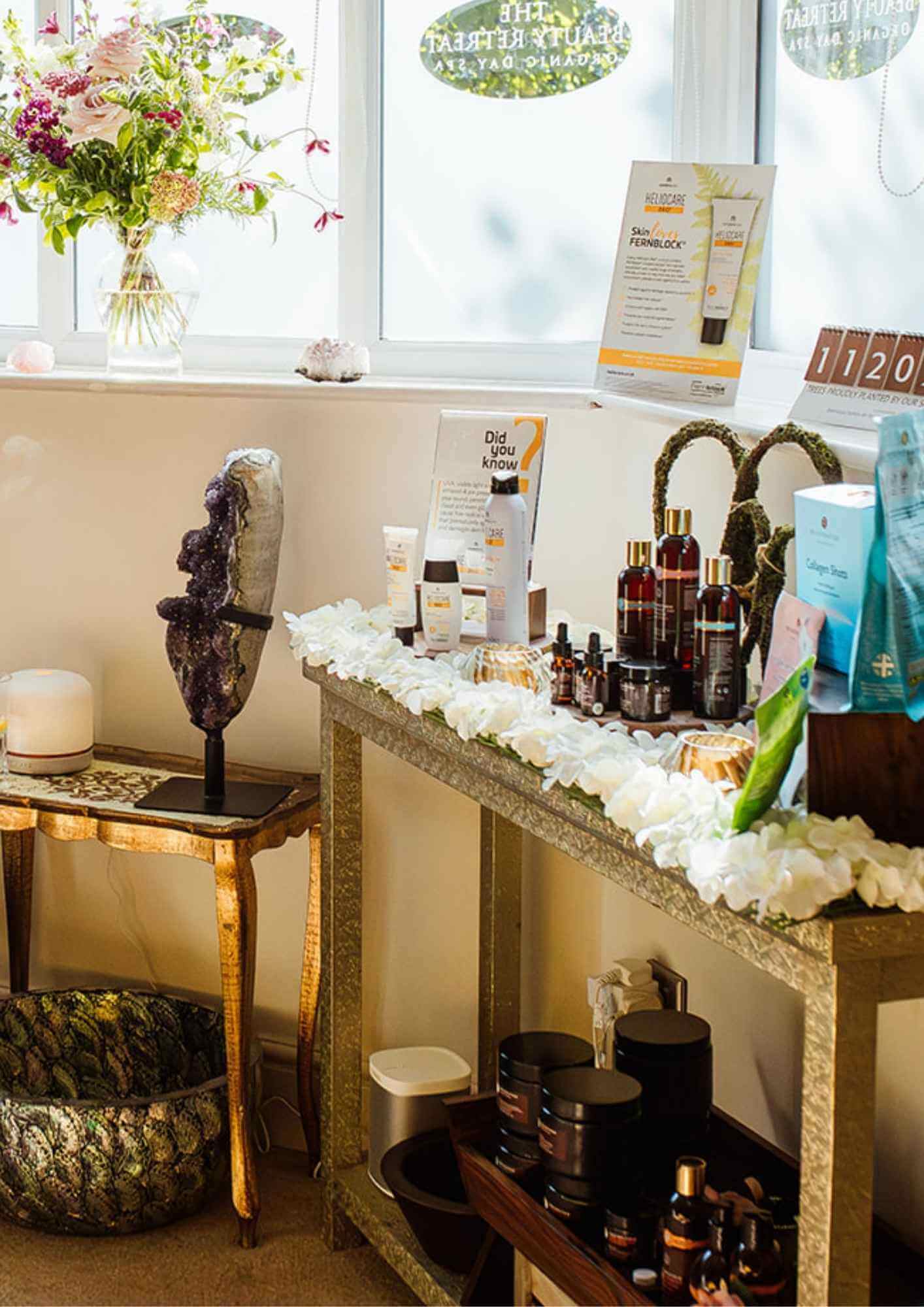Middlewood spa products