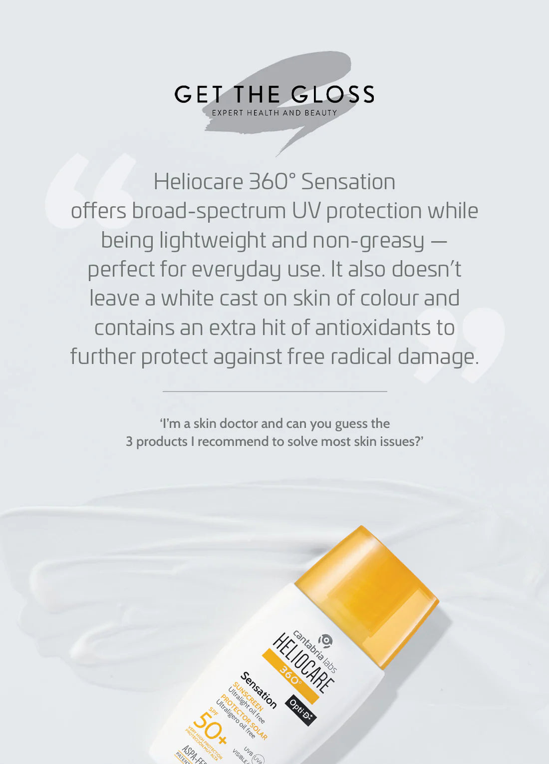 Heliocare Sensation SPF50